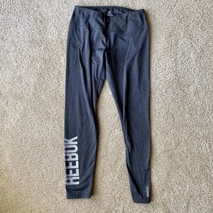 Grey Reebok leggings
